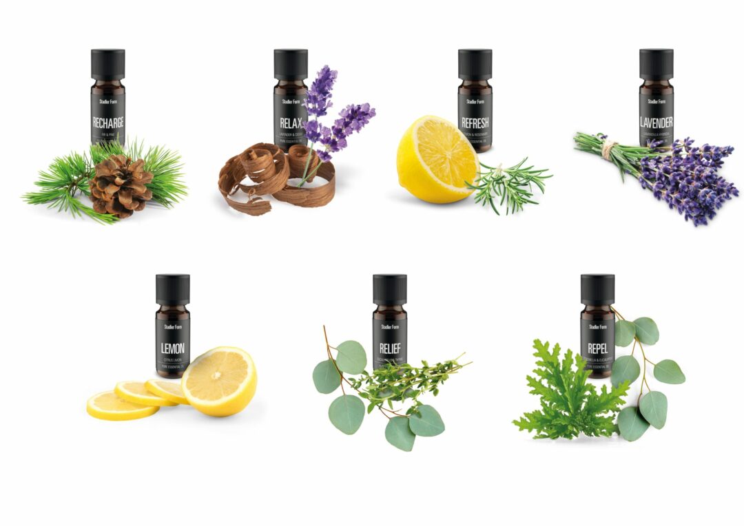 Aromatherapie deluxe set met 7 etherische oliën